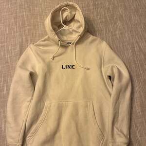 Line Skis Pullover Hoodie Cream Off-White Men's Size Medium